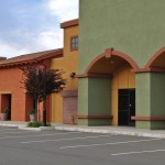 New Green and Yellow Shopping Center Store Front